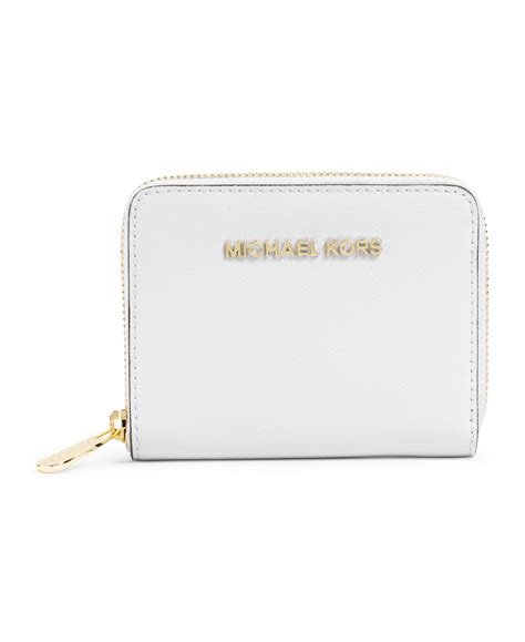 michael kors lillie optic white wallet|white mk wallet.